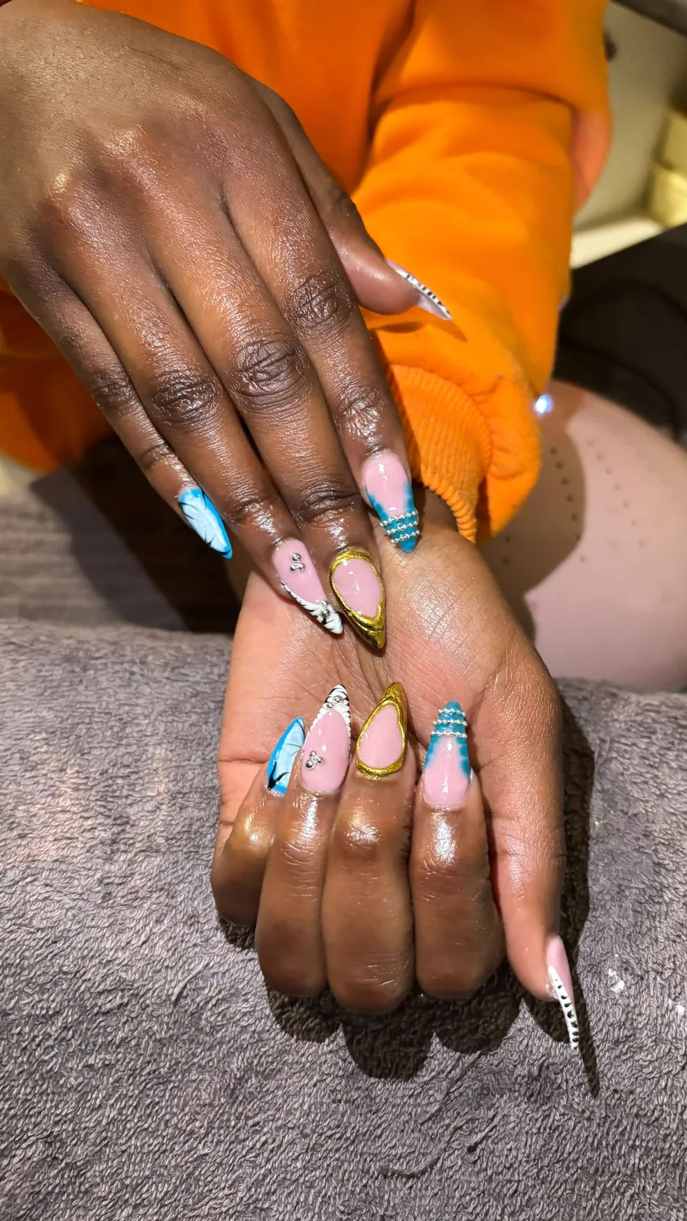 Nail set by Mona — Floral set