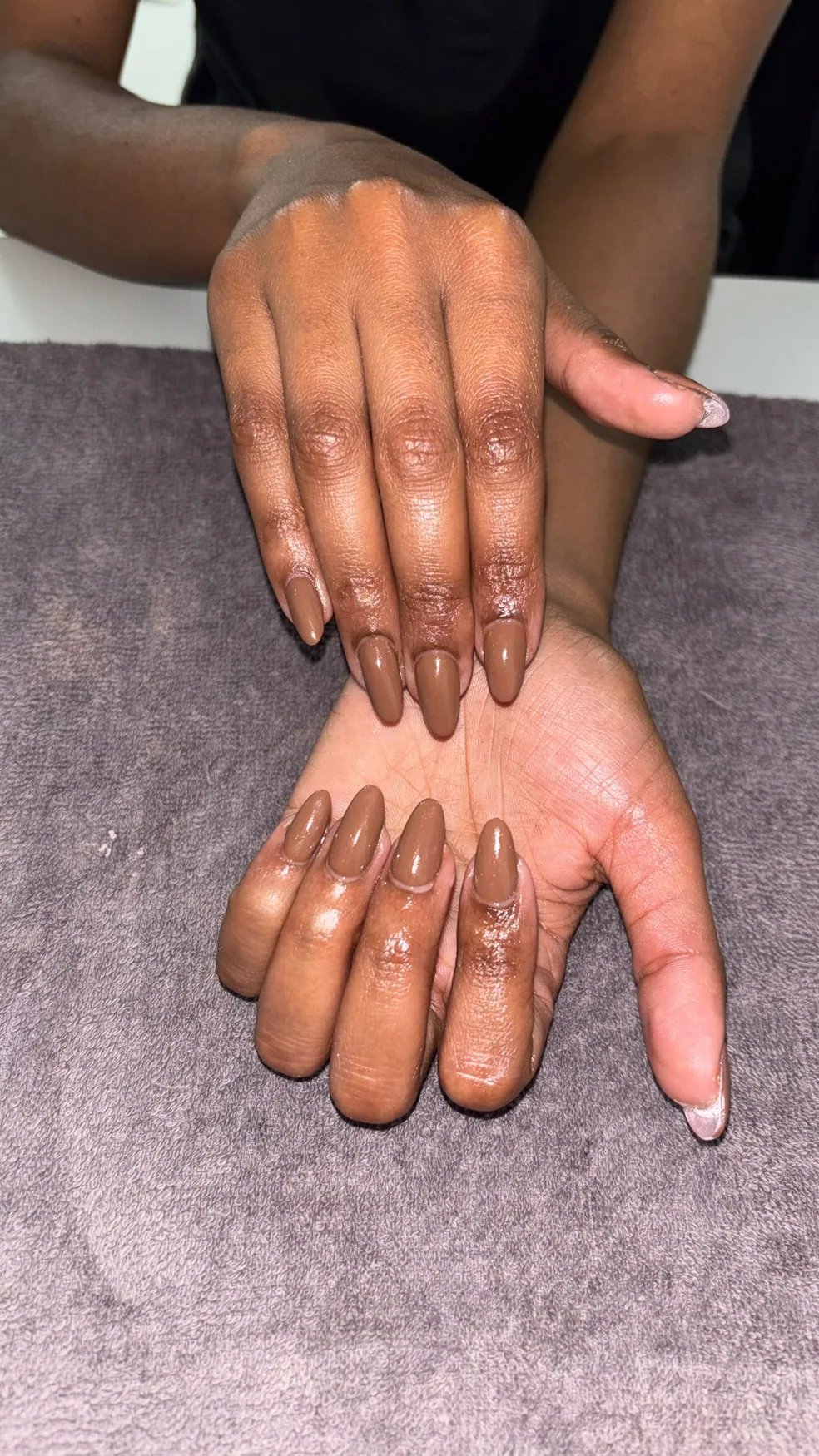 Nail set by Mona — Warm nude
